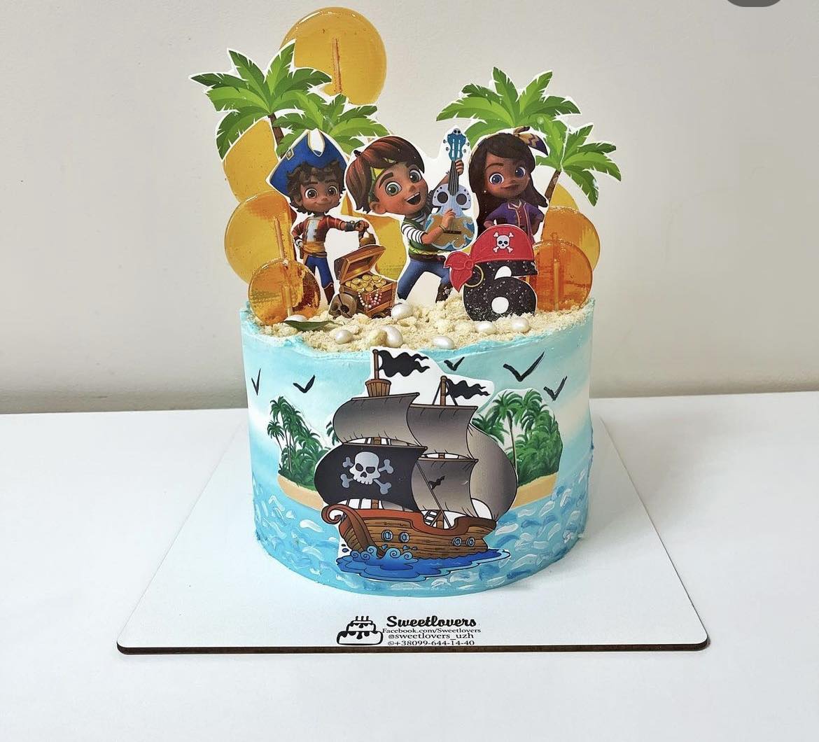 A placeholder cakes with #D39F51 background.