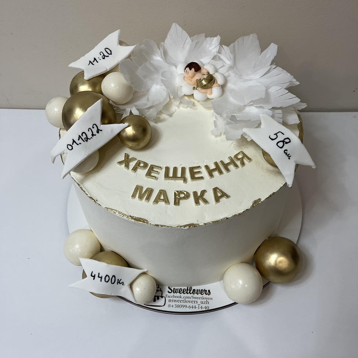 A placeholder cakes with #C48148 background.