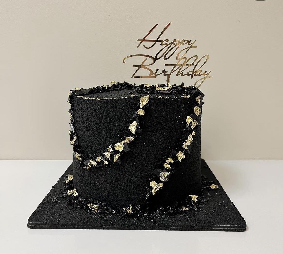 A placeholder cakes with #BF9579 background.