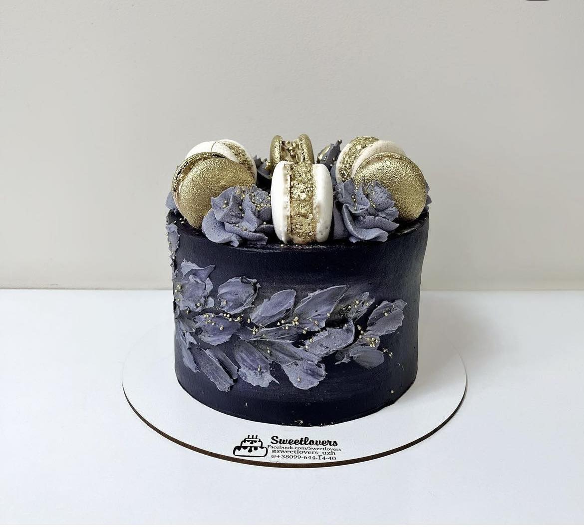 A placeholder cakes with #BF9579 background.