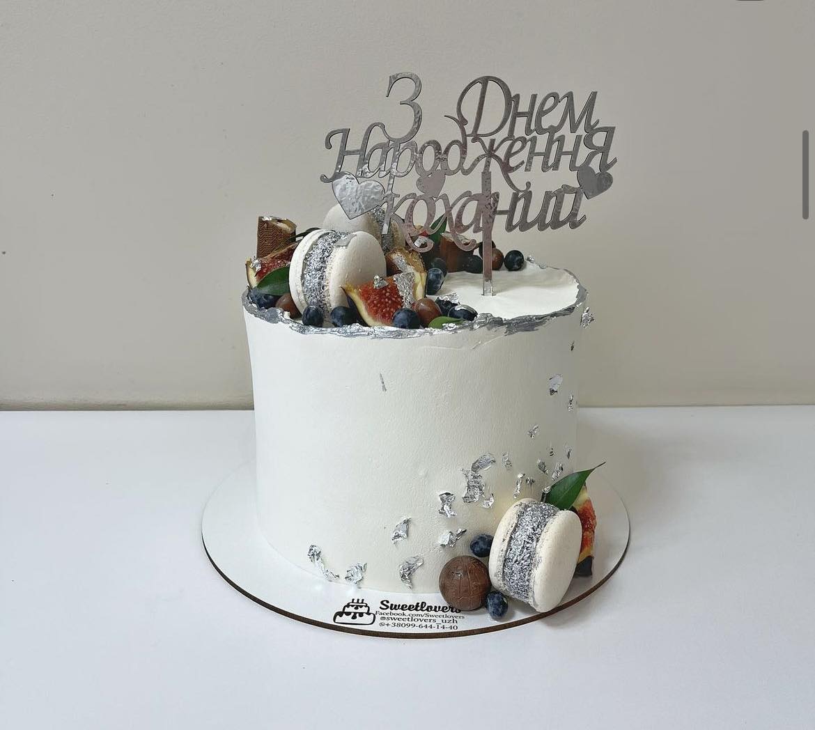 A placeholder cakes with #453882 background.